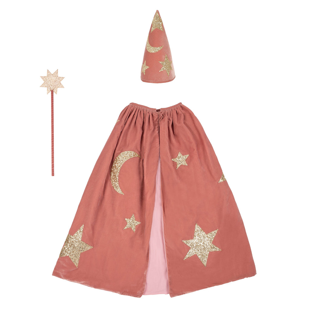 Meri Meri Pink Velvet Wizard Costume - Playroom Avenue