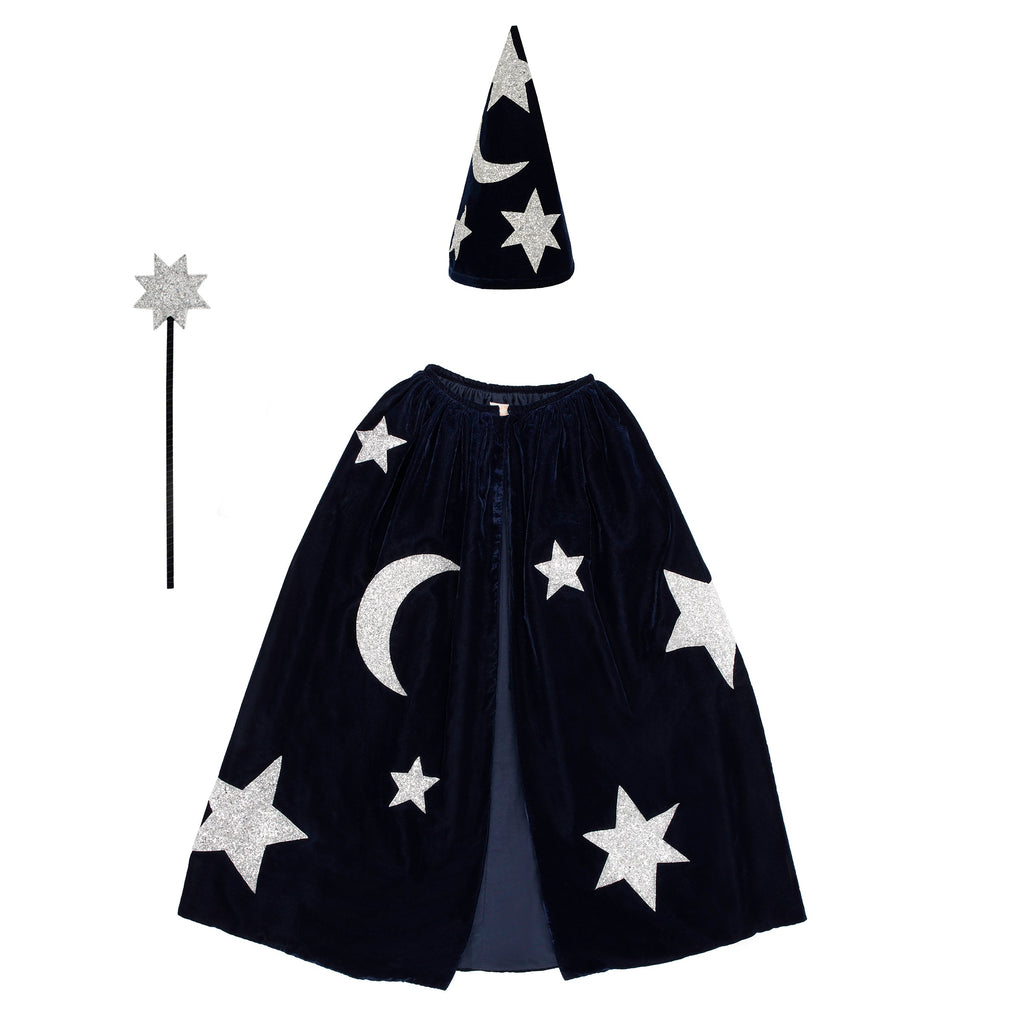Meri Meri Blue Velvet Wizard Costume | Playroom Avenue