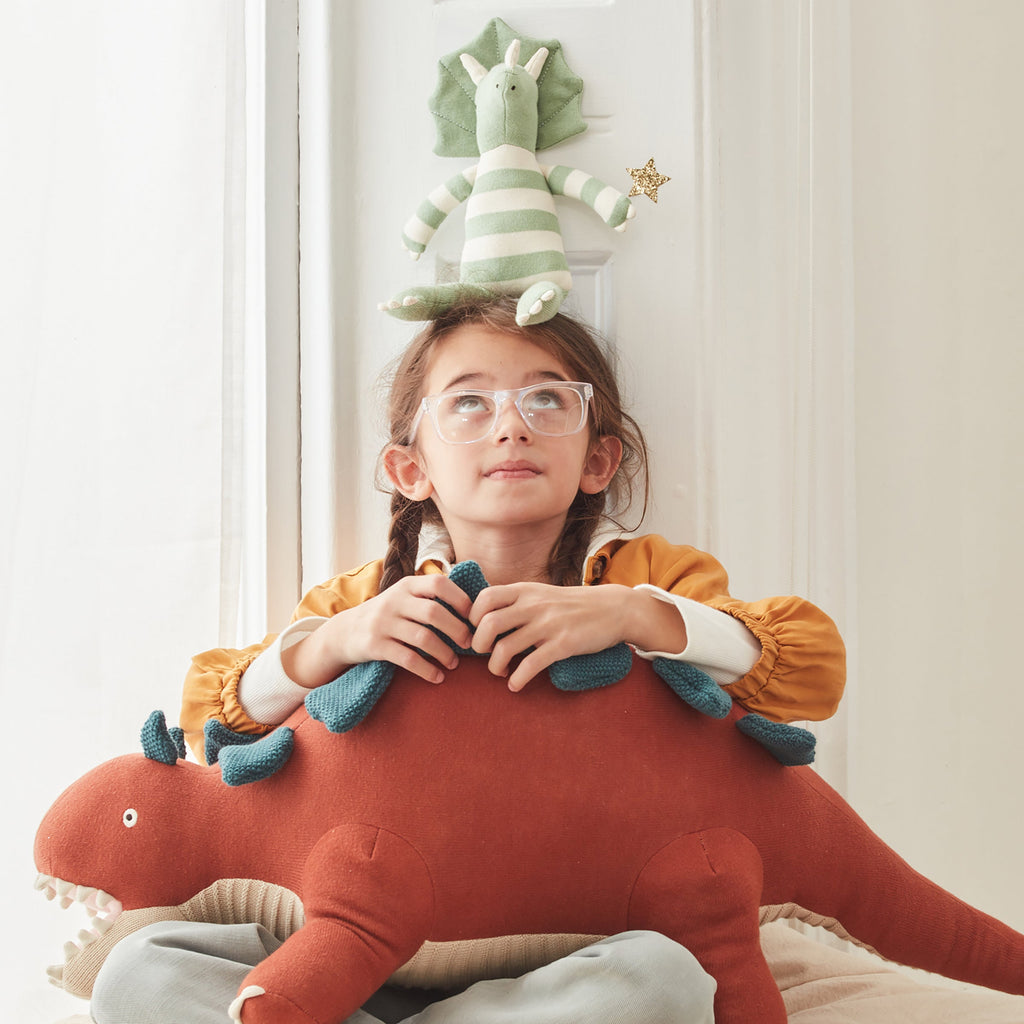 Meri Meri Large Stegosaurus Knitted Toy | Playroom Avenue