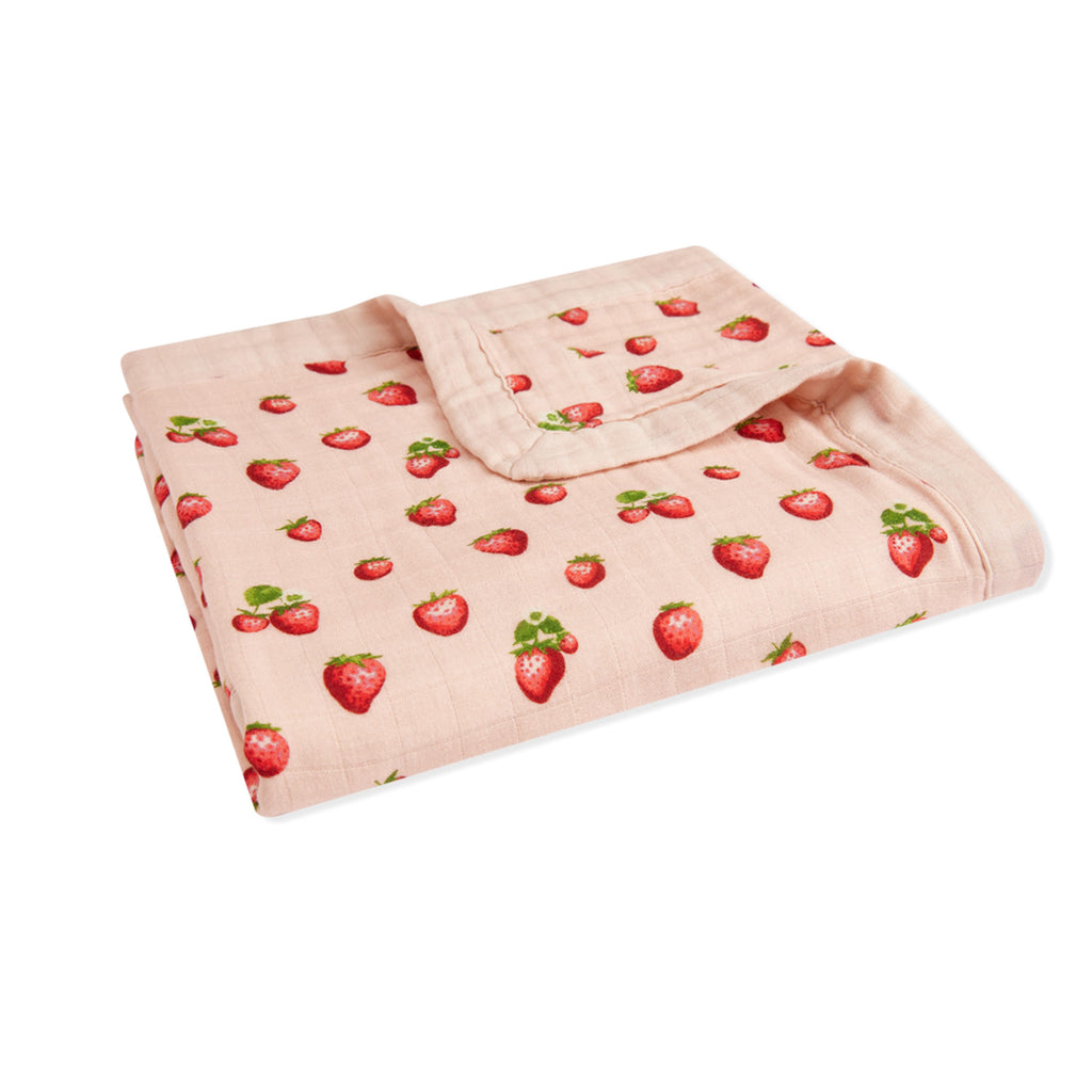 Milkbarn Strawberry Bamboo Big Lovey | Playroom Avenue