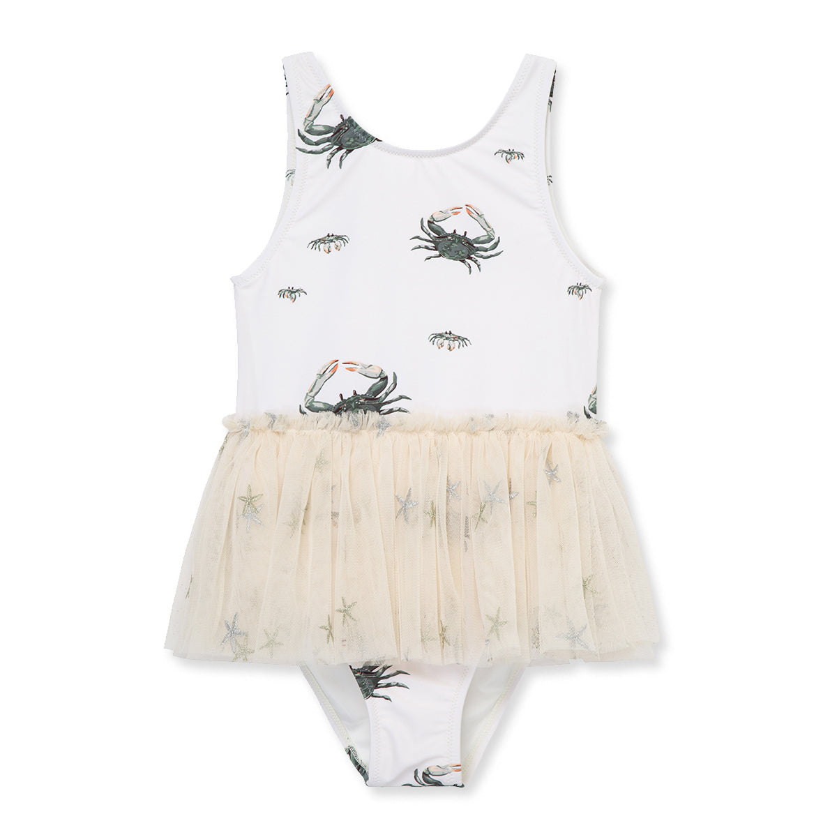Milkbarn Coastal Crab Ballet Skirt Swimsuit