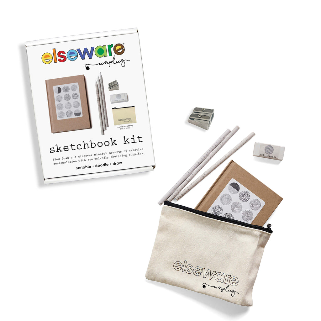 Elseware Unplug Sketchbook Art Kit - Doodle Set | Playroom Avenue