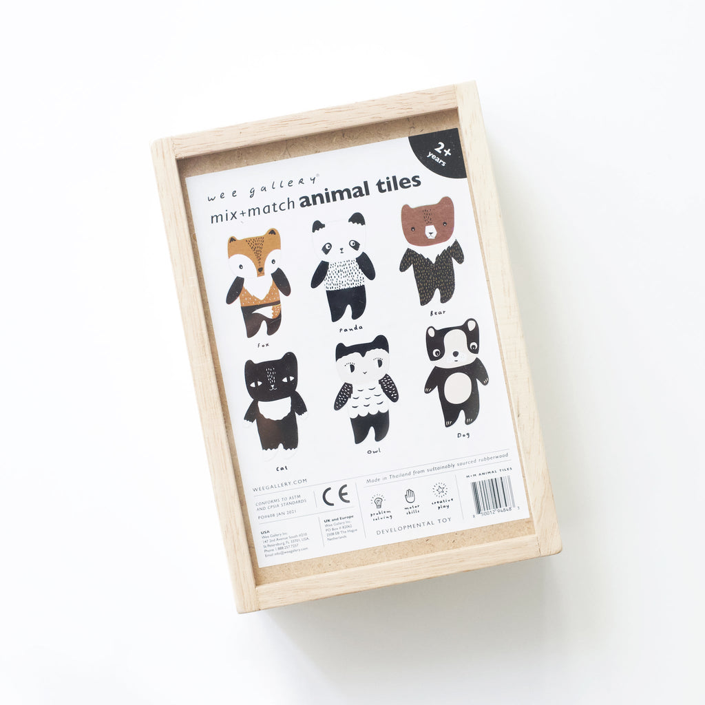 Wee Gallery Mix & Match Animal Tiles | Playroom Avenue
