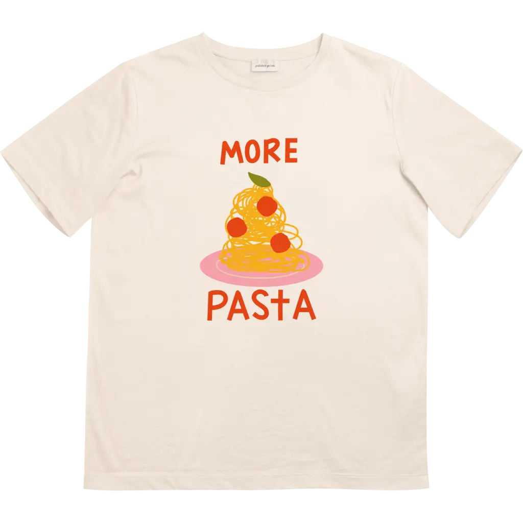 Polished Prints More Pasta Kids Graphic T-Shirt | Playroom Avenue