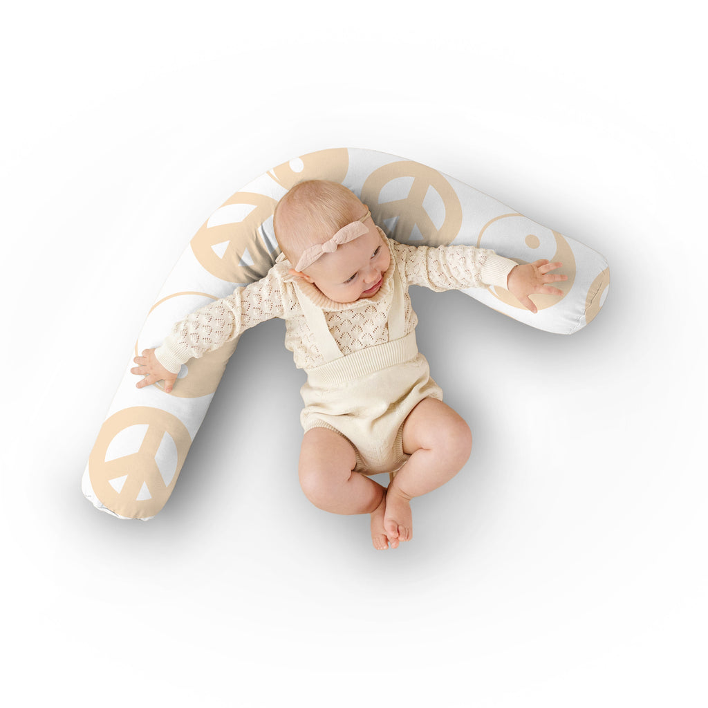 Toki Kids White Yin Yang Support Pillow | Playroom Avenue