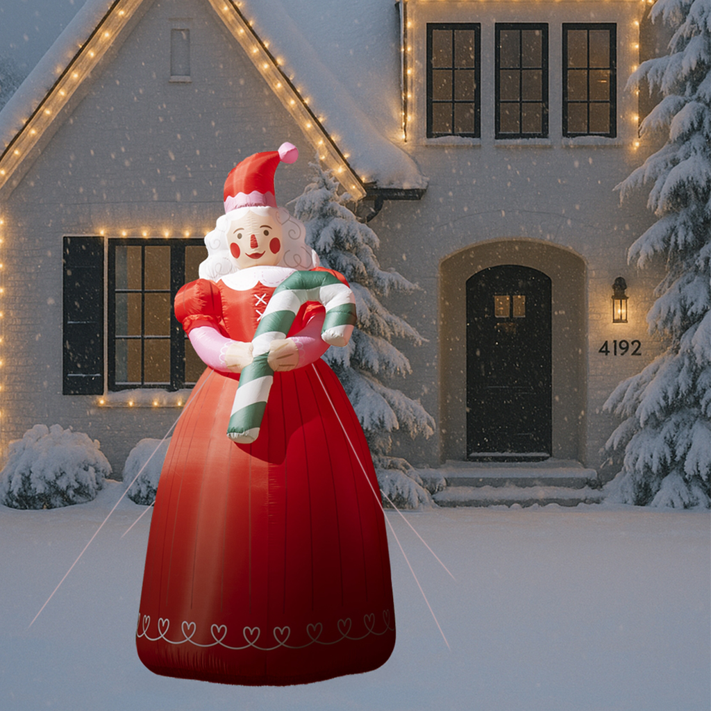 smol Mrs. Claus Inflatable | Playroom Avenue