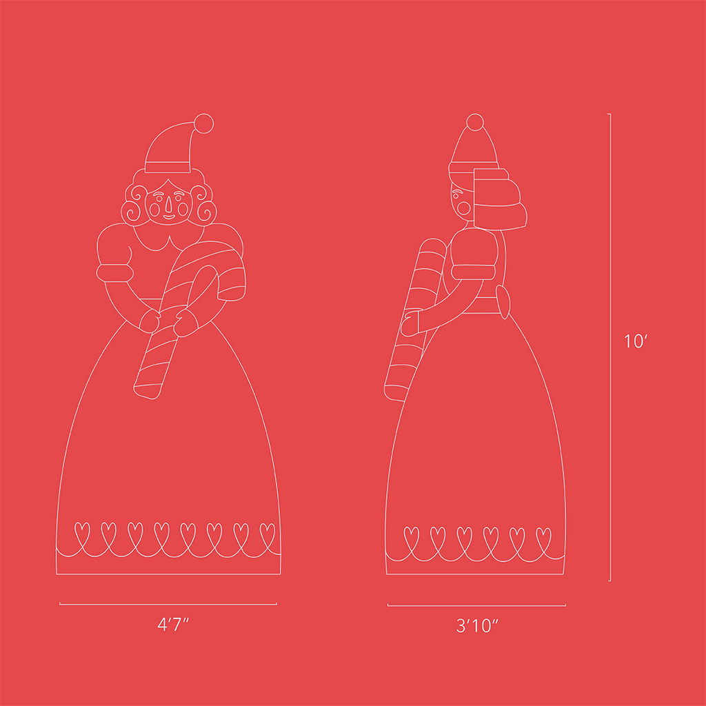 smol Mrs. Claus Inflatable | Playroom Avenue