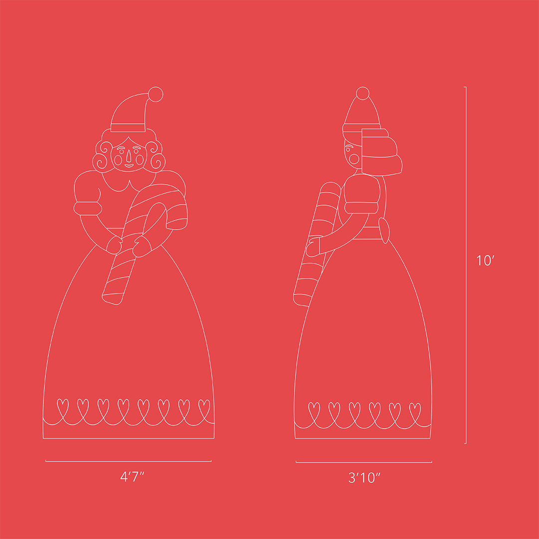 smol Mrs. Claus Inflatable | Playroom Avenue