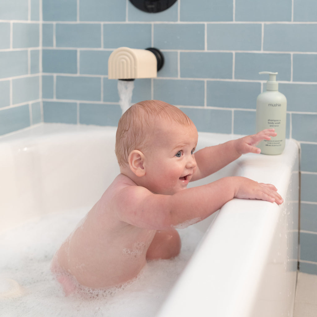 Mushie Dino Bath Essentials Kit | Playroom Avenue