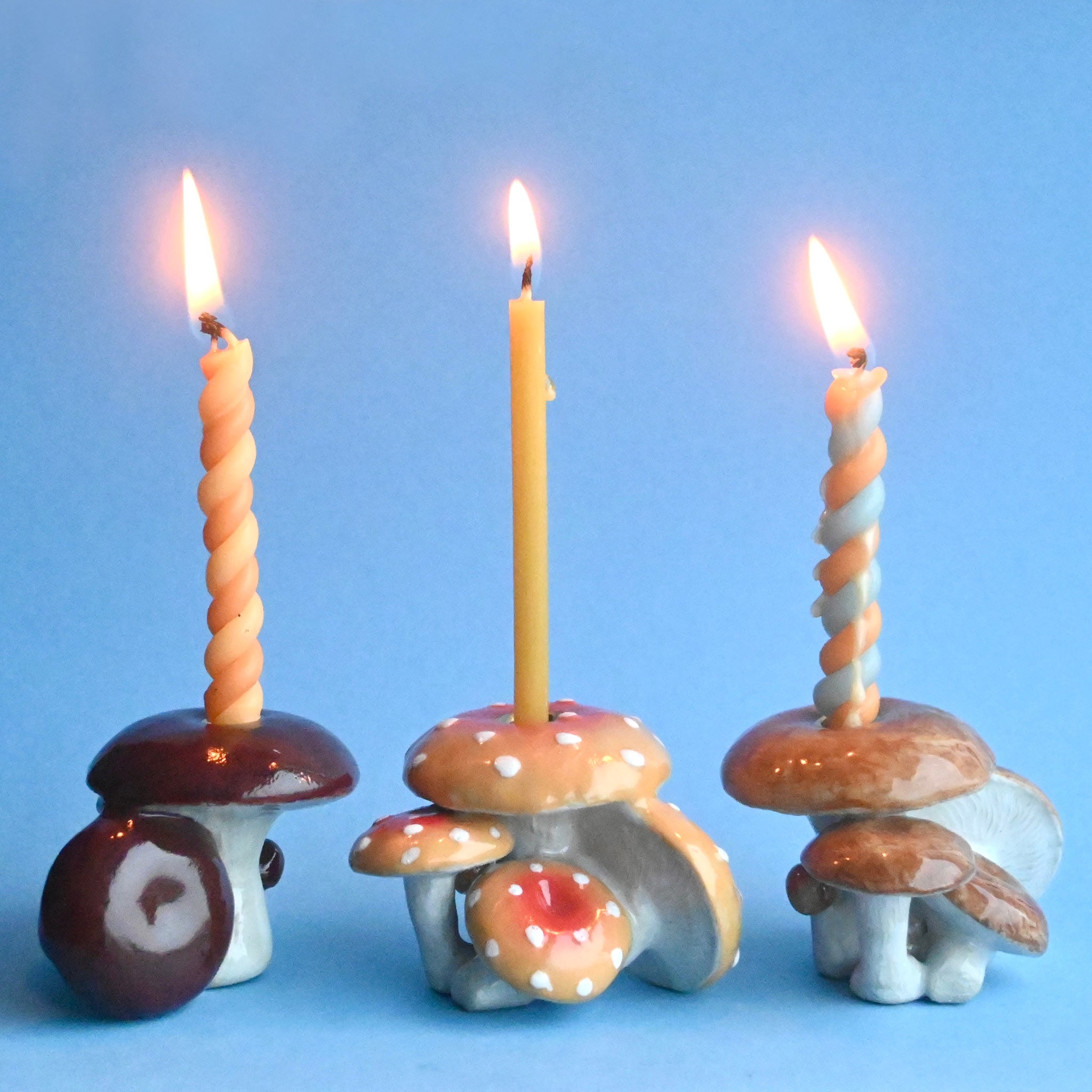 Camp Hollow Mushroom Cluster Cake Topper Set | Playroom Avenue