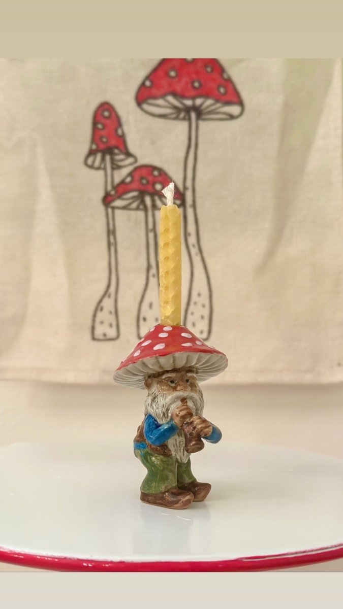 Camp Hollow Mushroom GNOME Cake Topper | Playroom Avenue