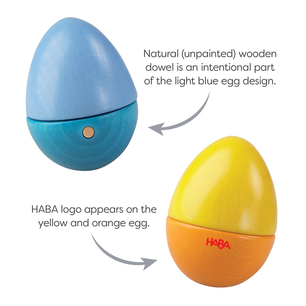 HABA Fun with Sounds Wooden Eggs | Playroom Avenue
