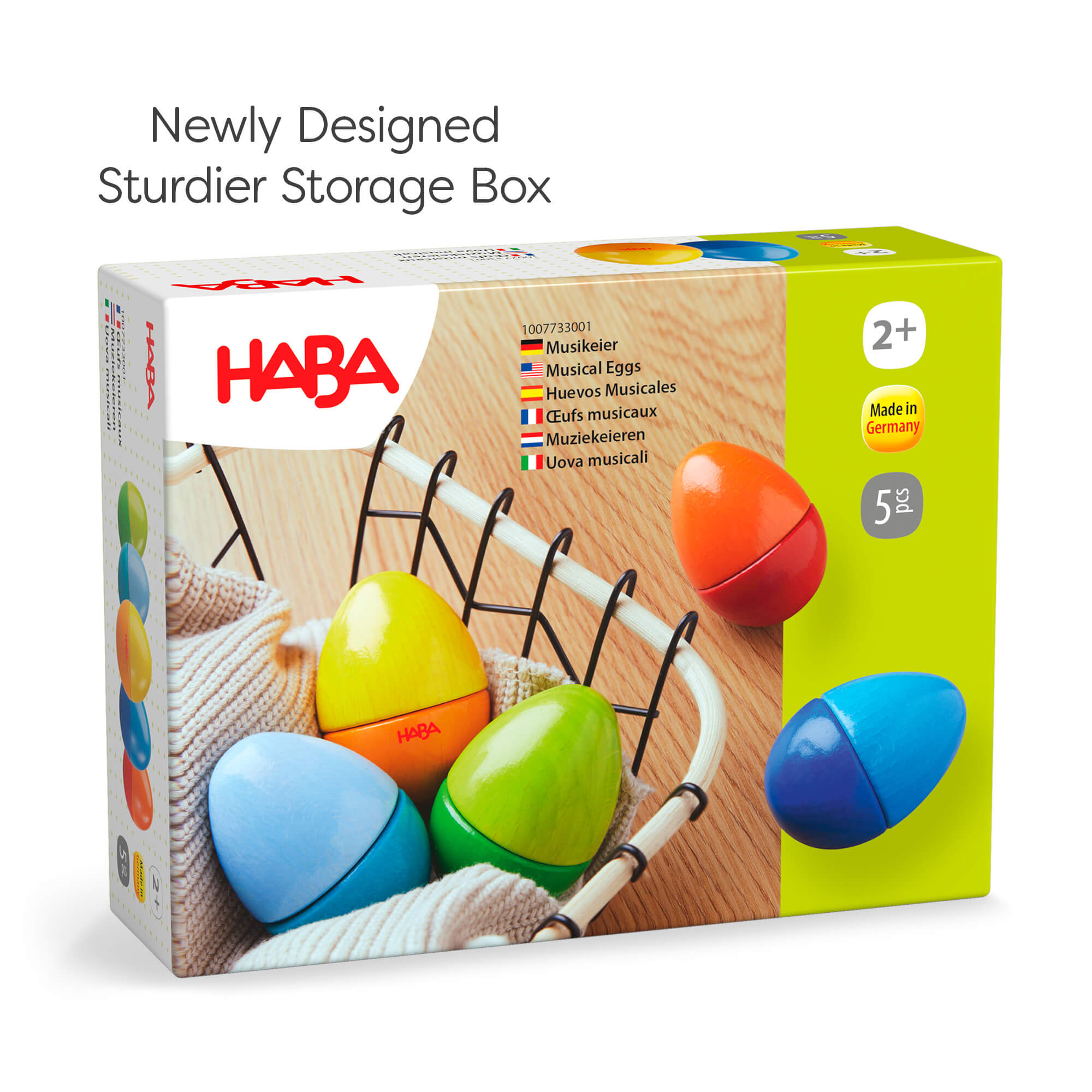 HABA Fun with Sounds Wooden Eggs | Playroom Avenue