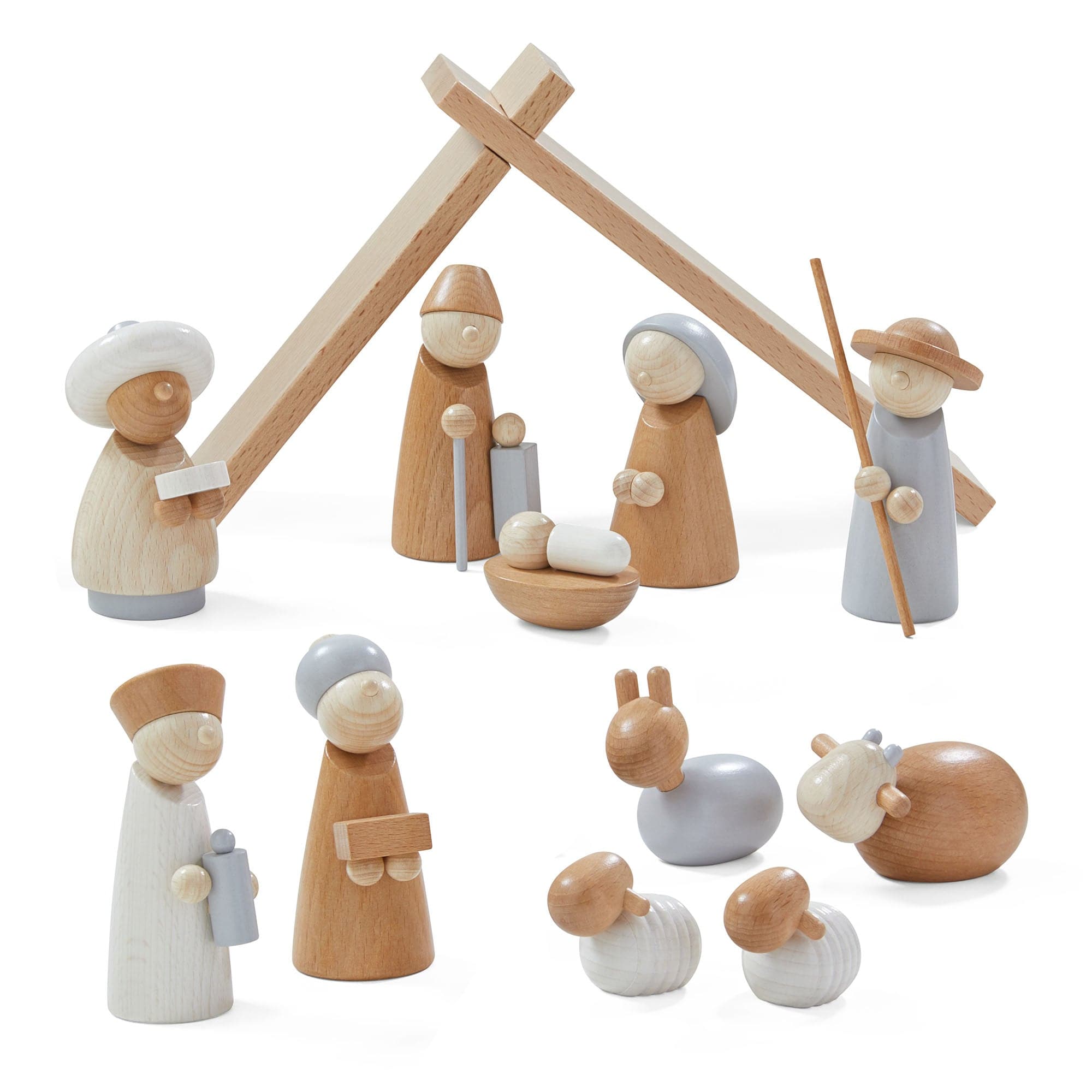 HABA Natural Wood Nativity Set | Playroom Avenue