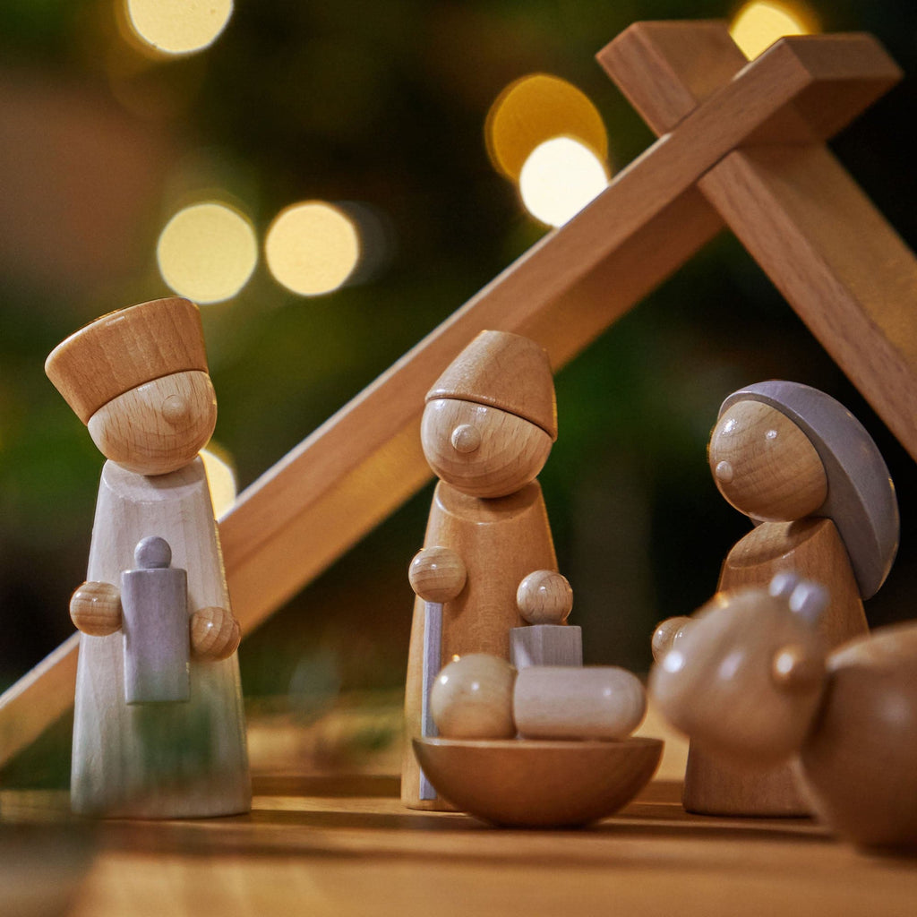 HABA Natural Wood Nativity Set | Playroom Avenue