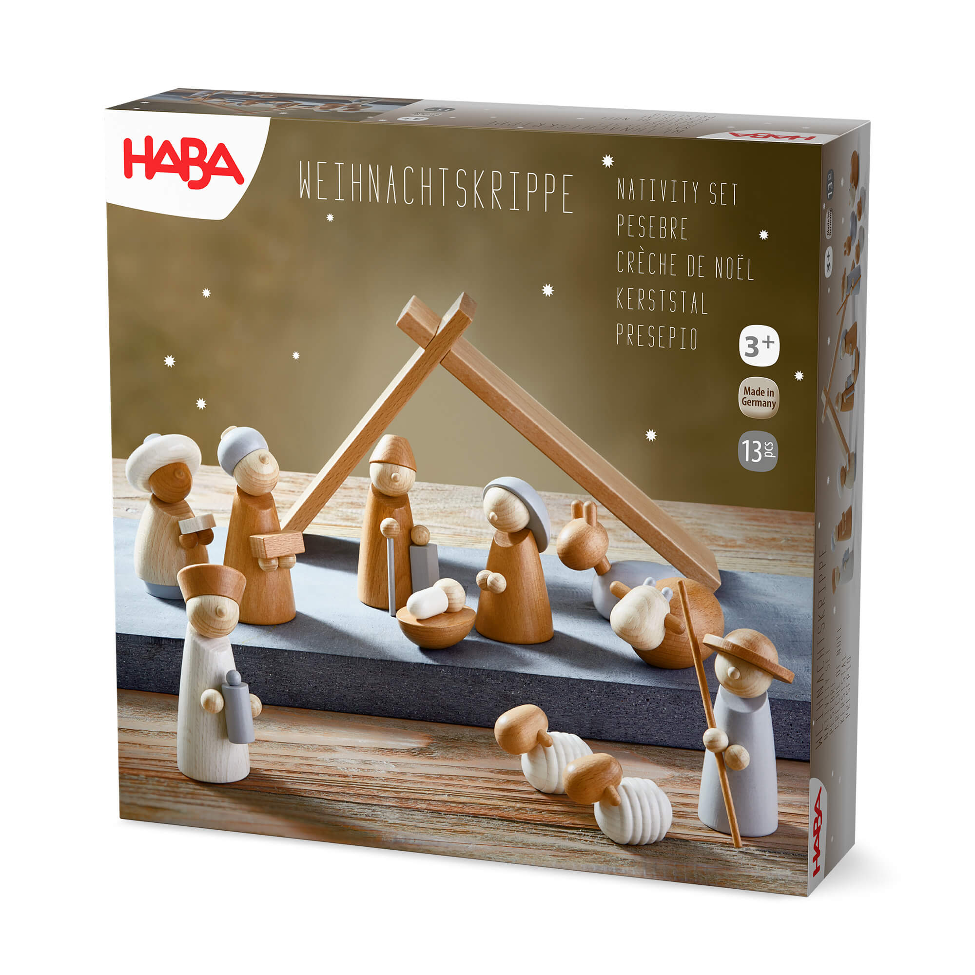 HABA Natural Wood Nativity Set | Playroom Avenue