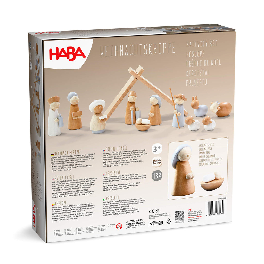 HABA Natural Wood Nativity Set | Playroom Avenue