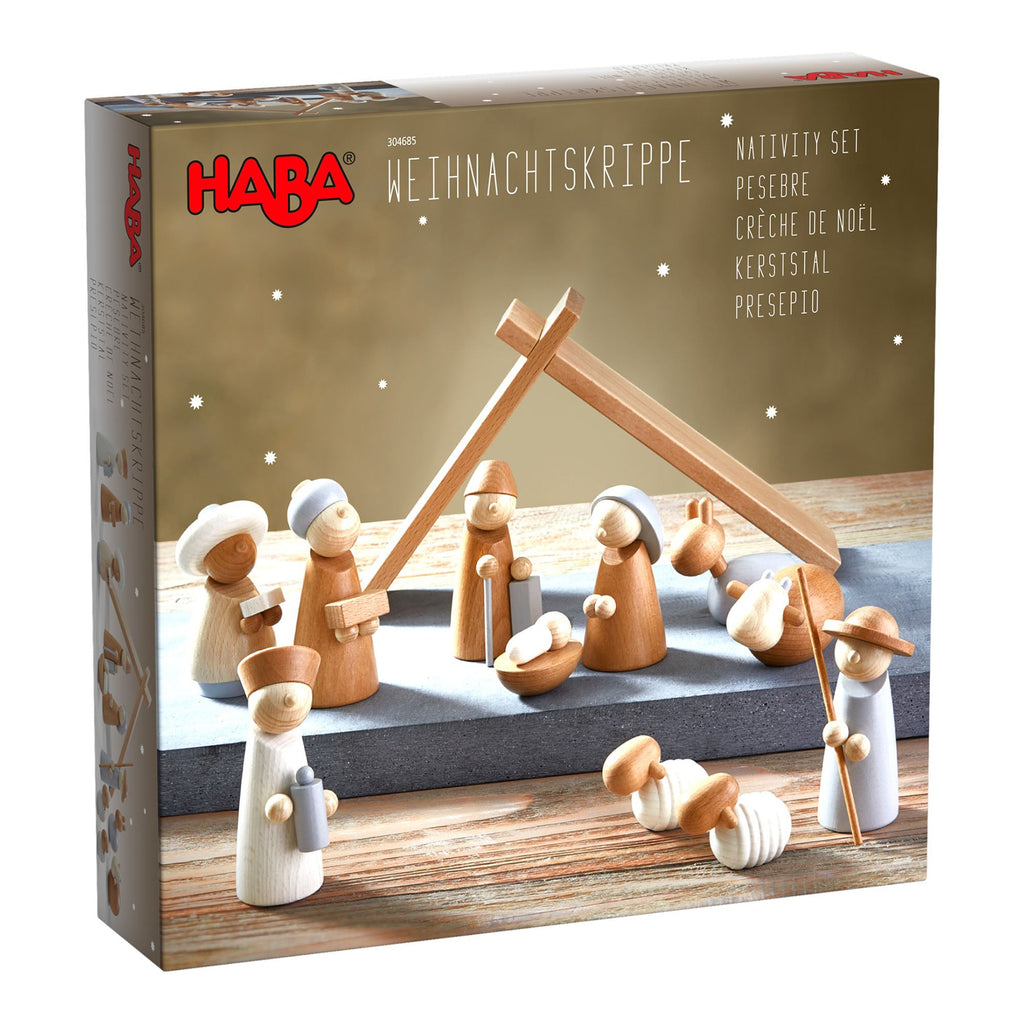 HABA Natural Wood Nativity Set