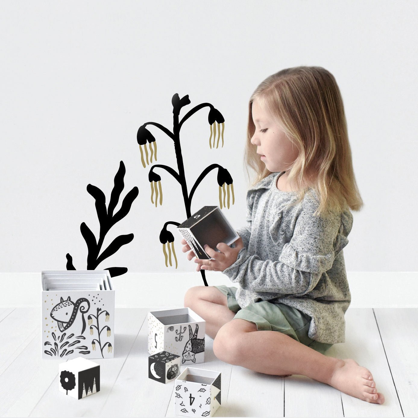 Wee Gallery Nesting Blocks - Woodland Numbers | Playroom Avenue
