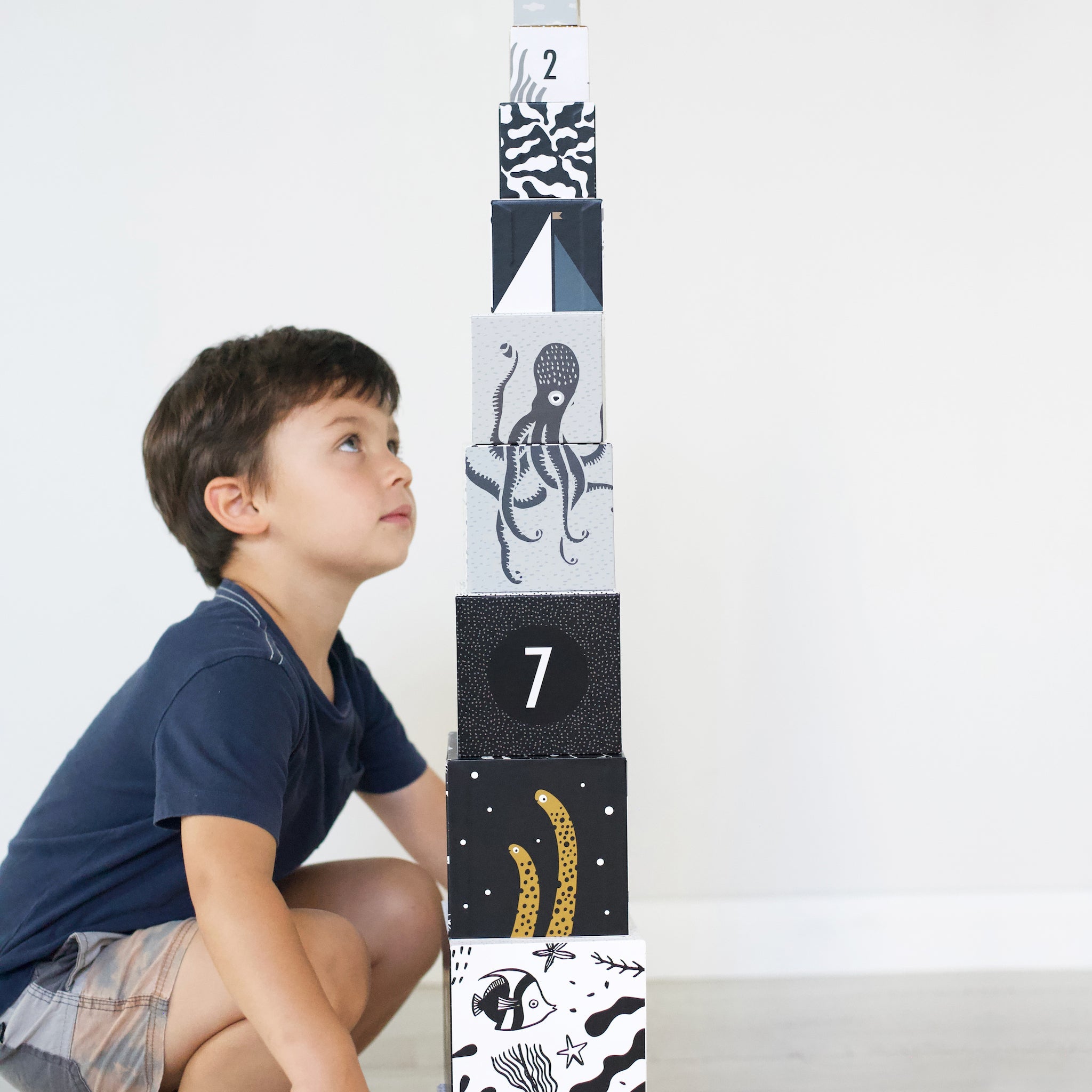Wee Gallery Nesting Blocks - Ocean Animals | Playroom Avenue