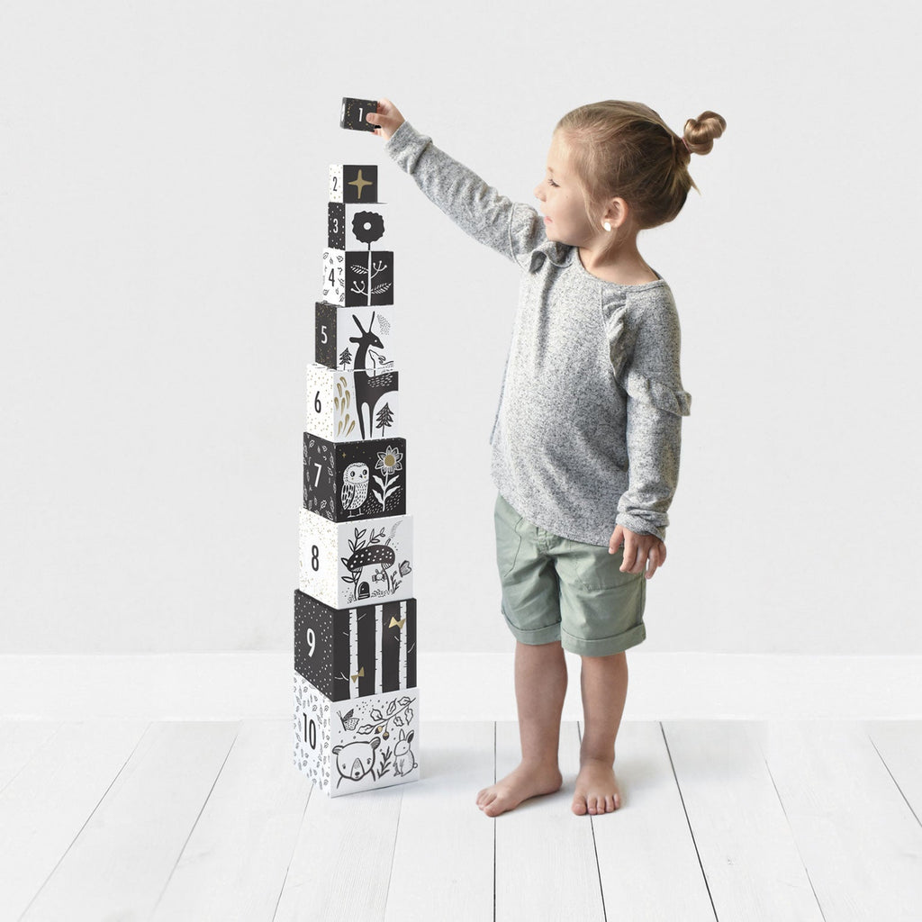Wee Gallery Nesting Blocks - Woodland Numbers | Playroom Avenue