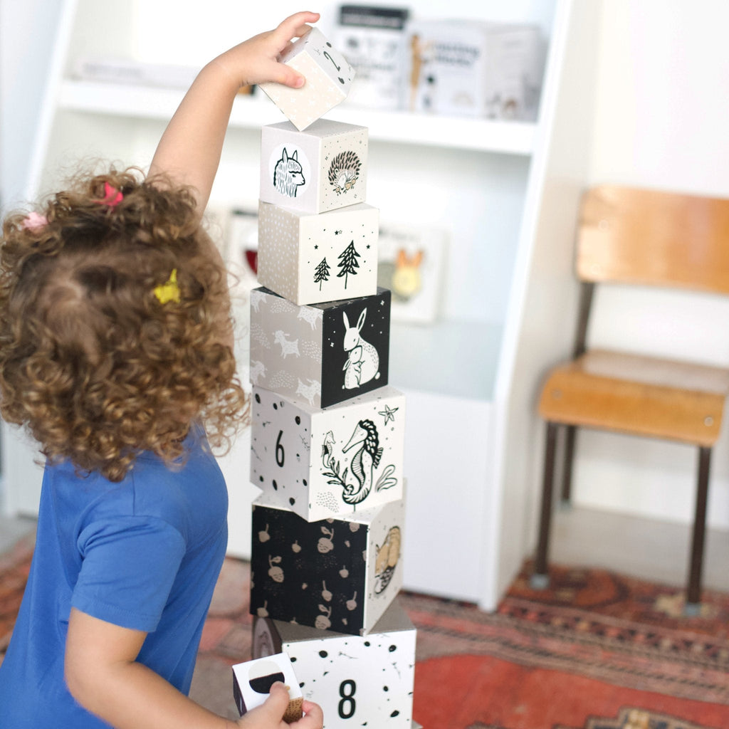 Wee Gallery Nesting Blocks - Baby Animals | Playroom Avenue