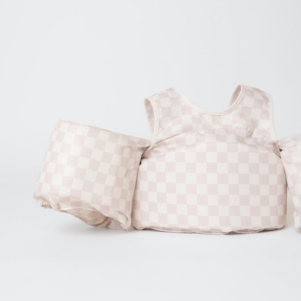 Dripfloats Neutral Checkered Kids Float