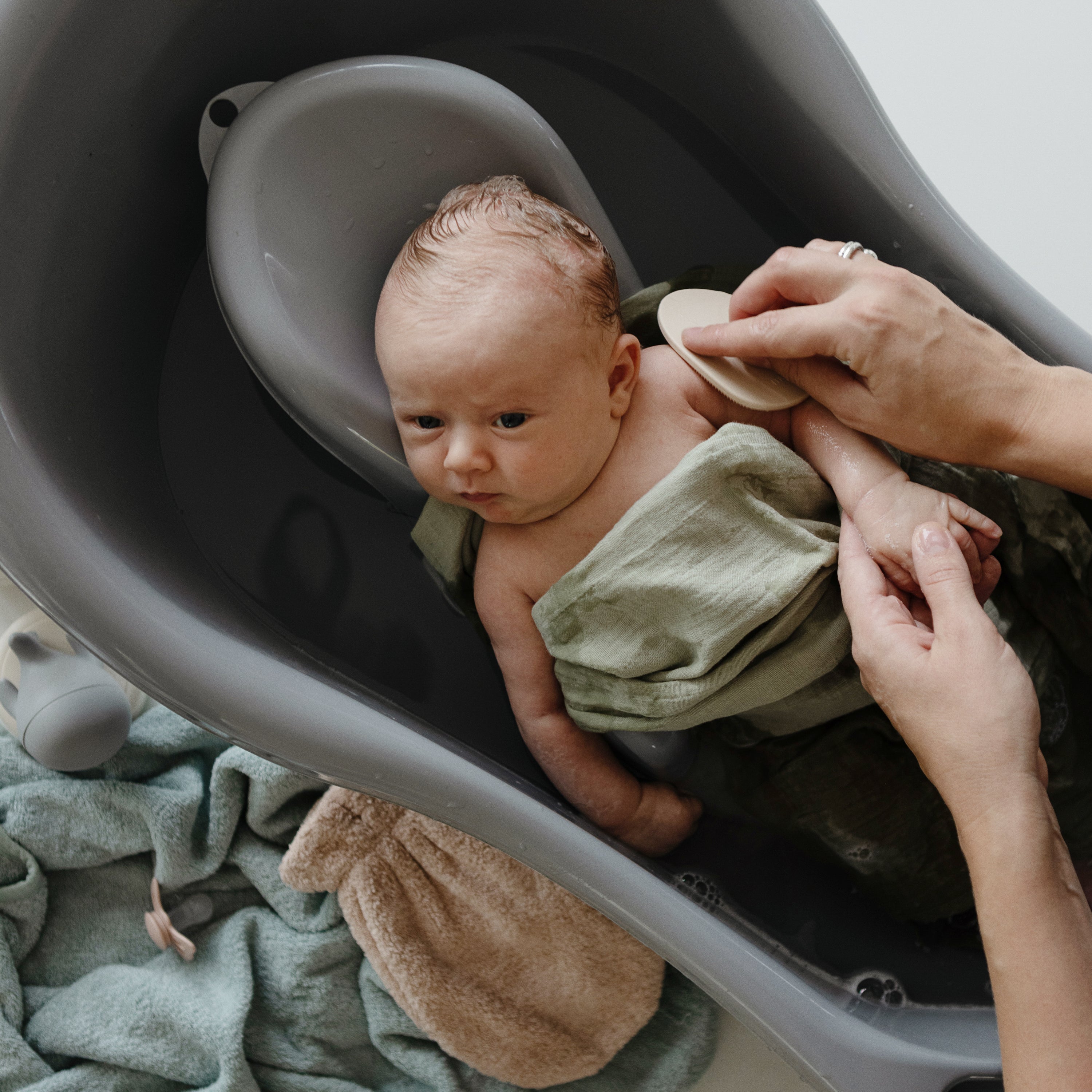 Mushie Organic Cotton Muslin Cloths 3-Pack | Playroom Avenue