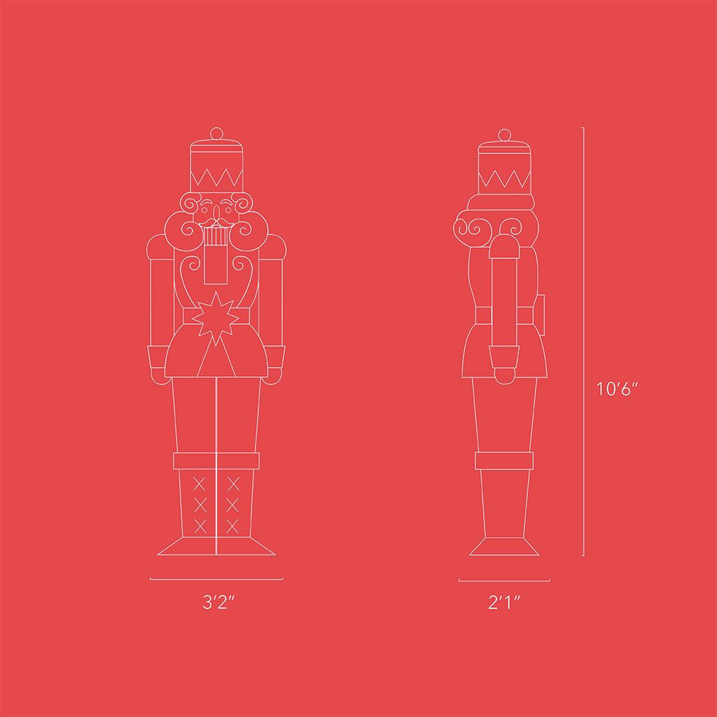 smol Nutcracker Inflatable | Playroom Avenue