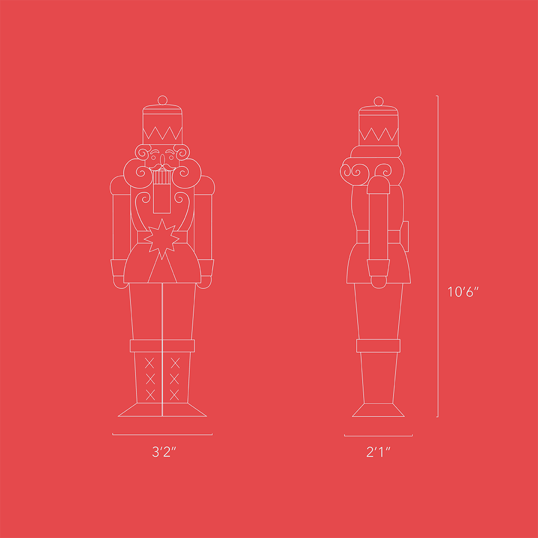 smol Nutcracker Inflatable | Playroom Avenue