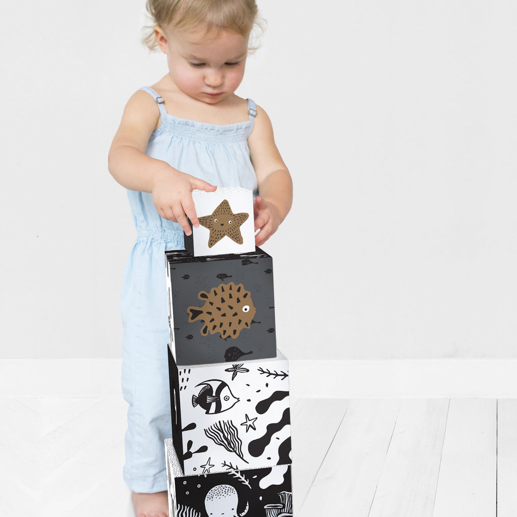 Wee Gallery Nesting Blocks - Ocean Animals | Playroom Avenue