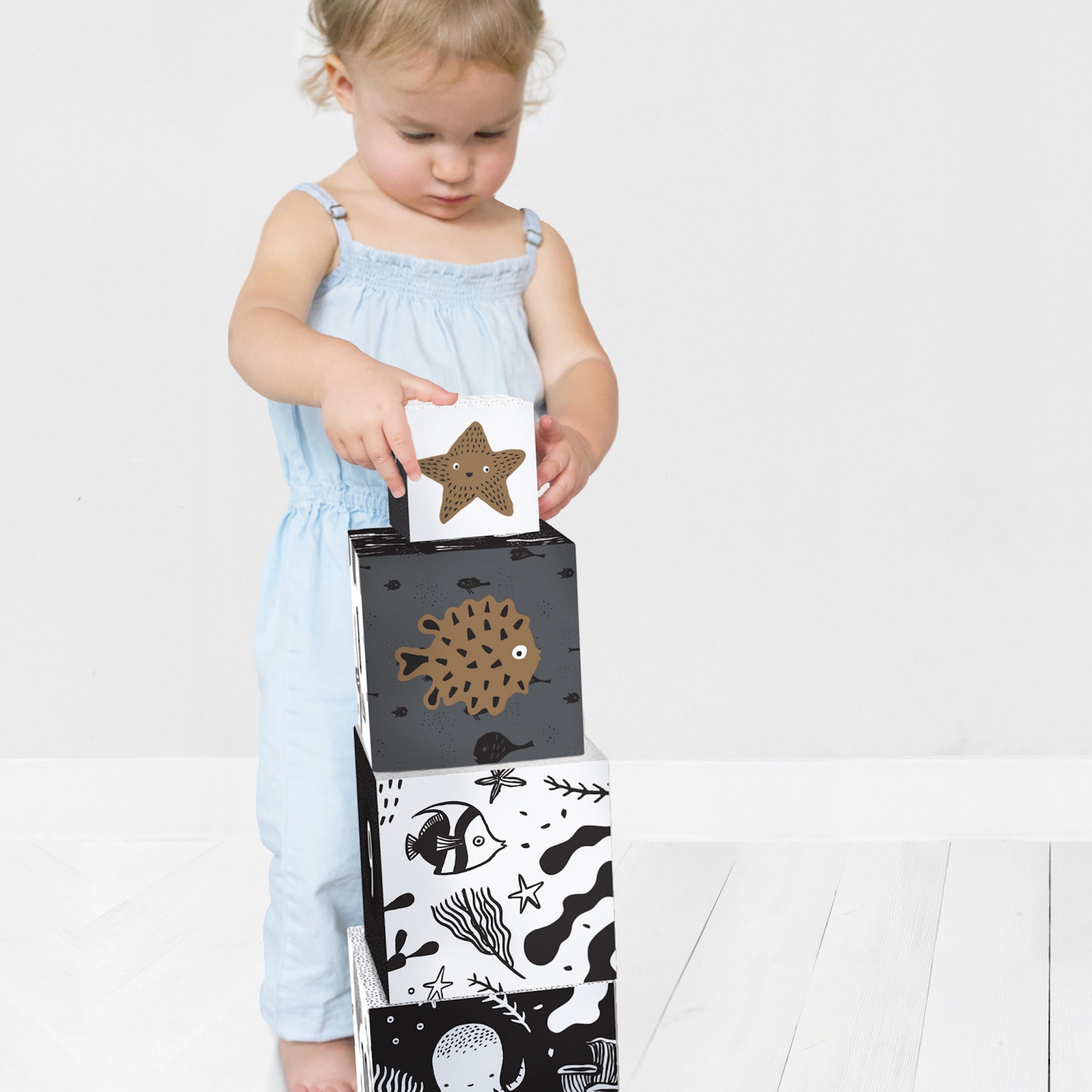 Wee Gallery Nesting Blocks - Ocean Animals | Playroom Avenue