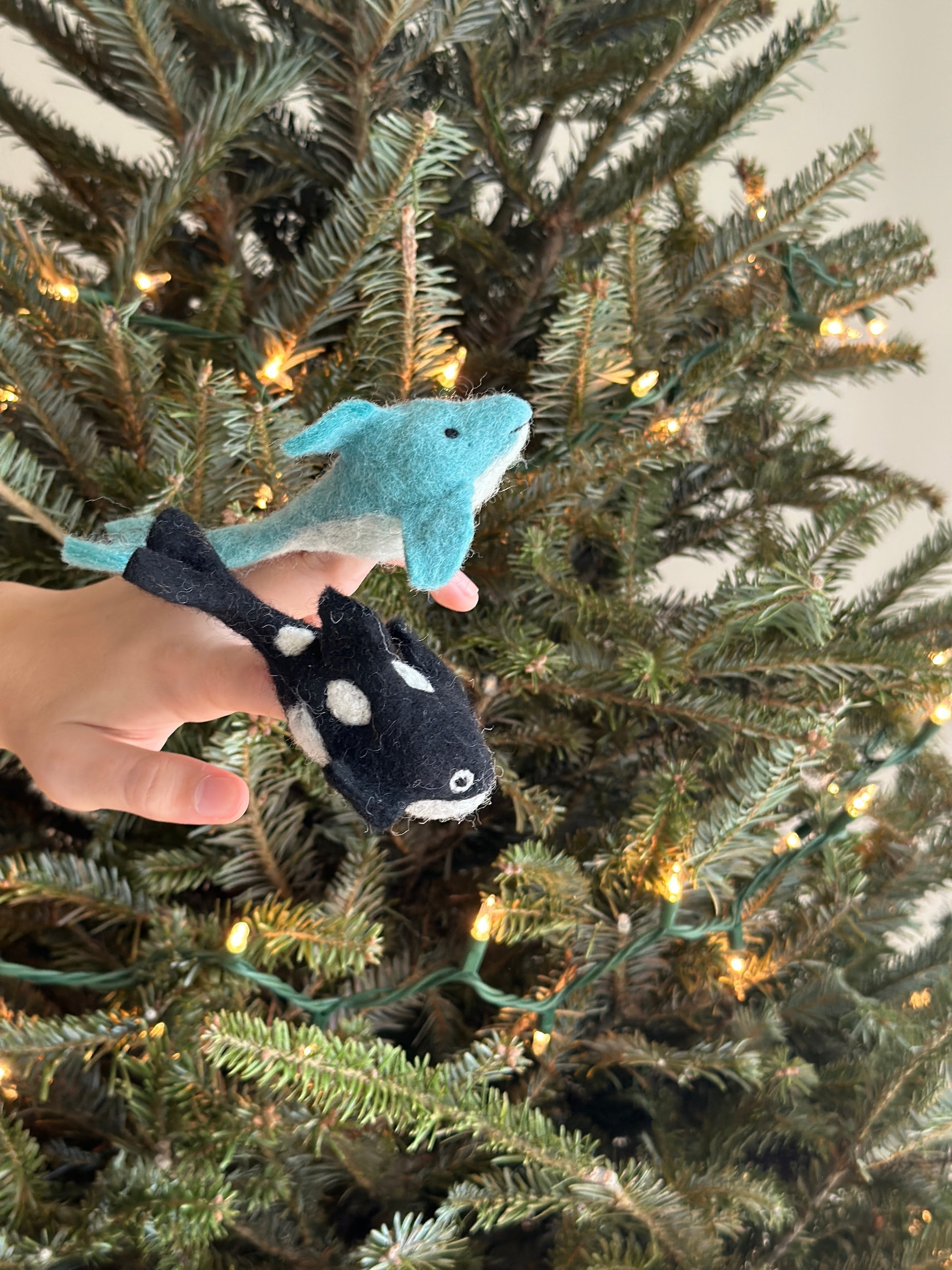Ganapati Crafts Co. Orca Finger Puppet | Playroom Avenue