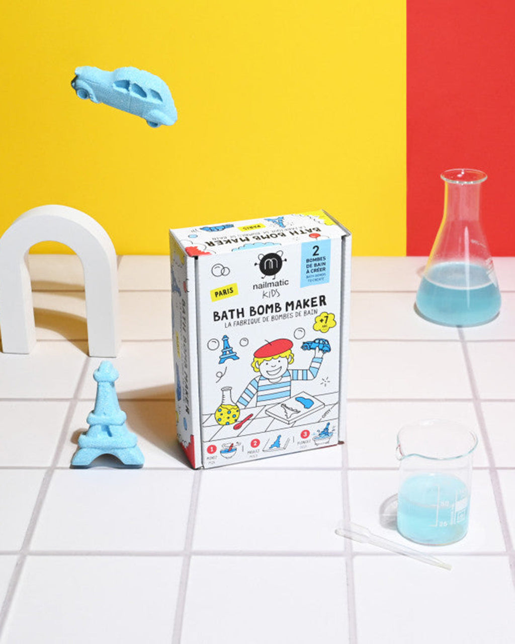 Nailmatic Bath Bomb Maker Kit for Kids PARIS | Playroom Avenue