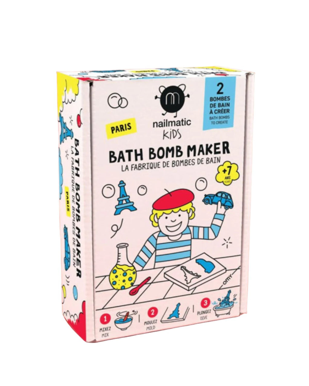 Nailmatic Bath Bomb Maker Kit for Kids PARIS | Playroom Avenue