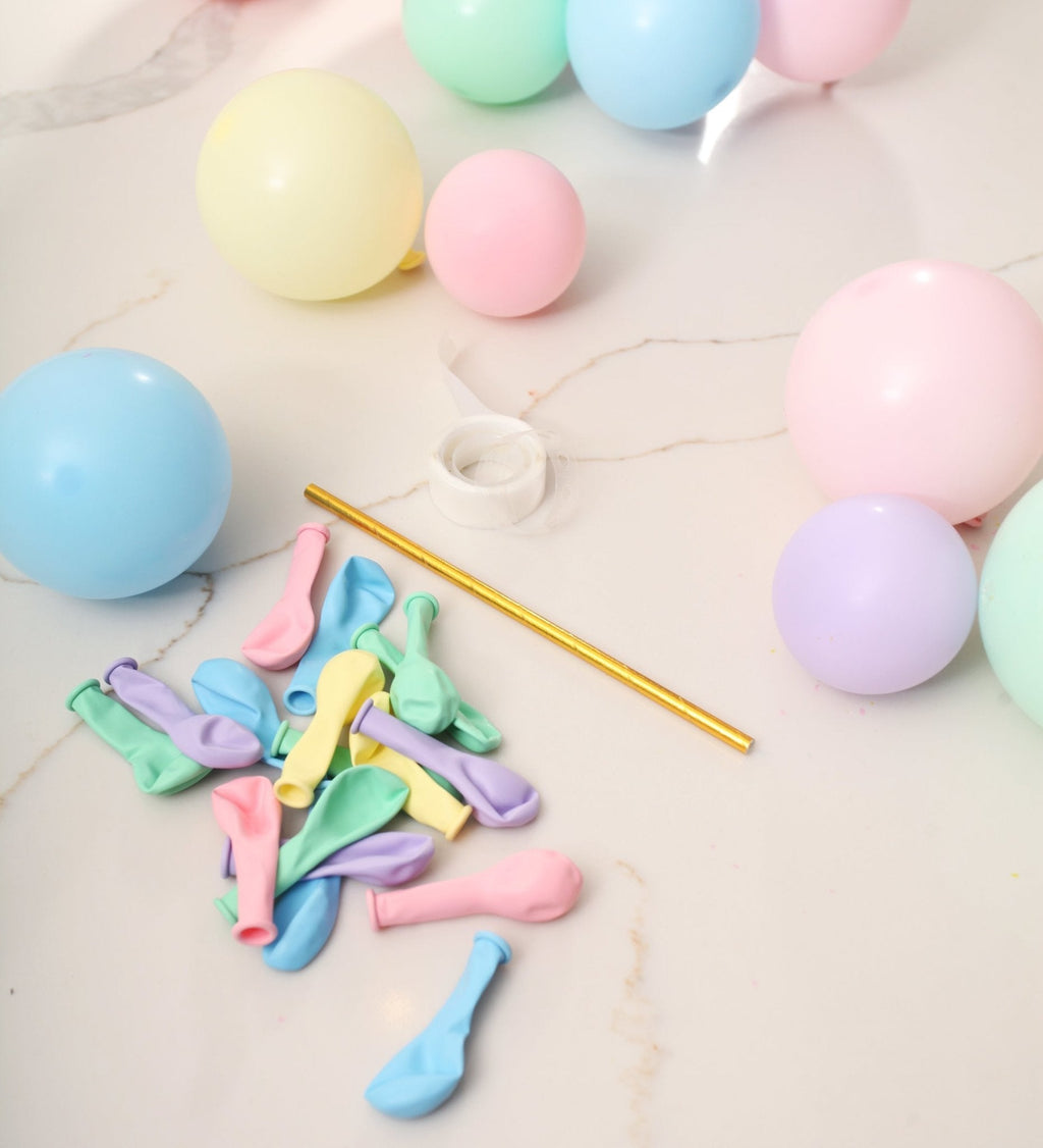 Ellie's Party Supply Pastel Rainbow Mini Balloon Cake Topper | Playroom Avenue