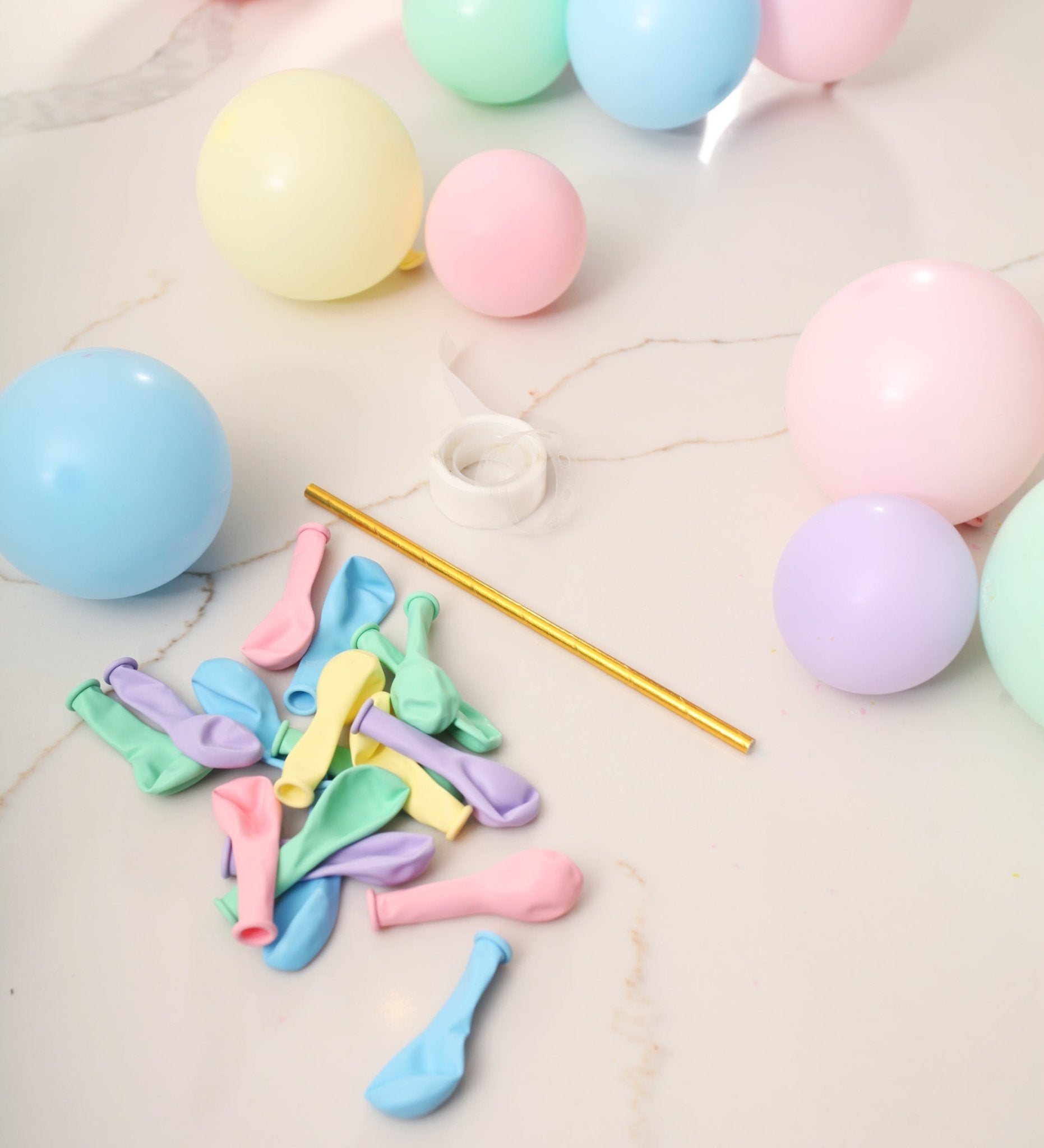 Pastel Rainbow Mini Balloon Cake Topper | Playroom Avenue