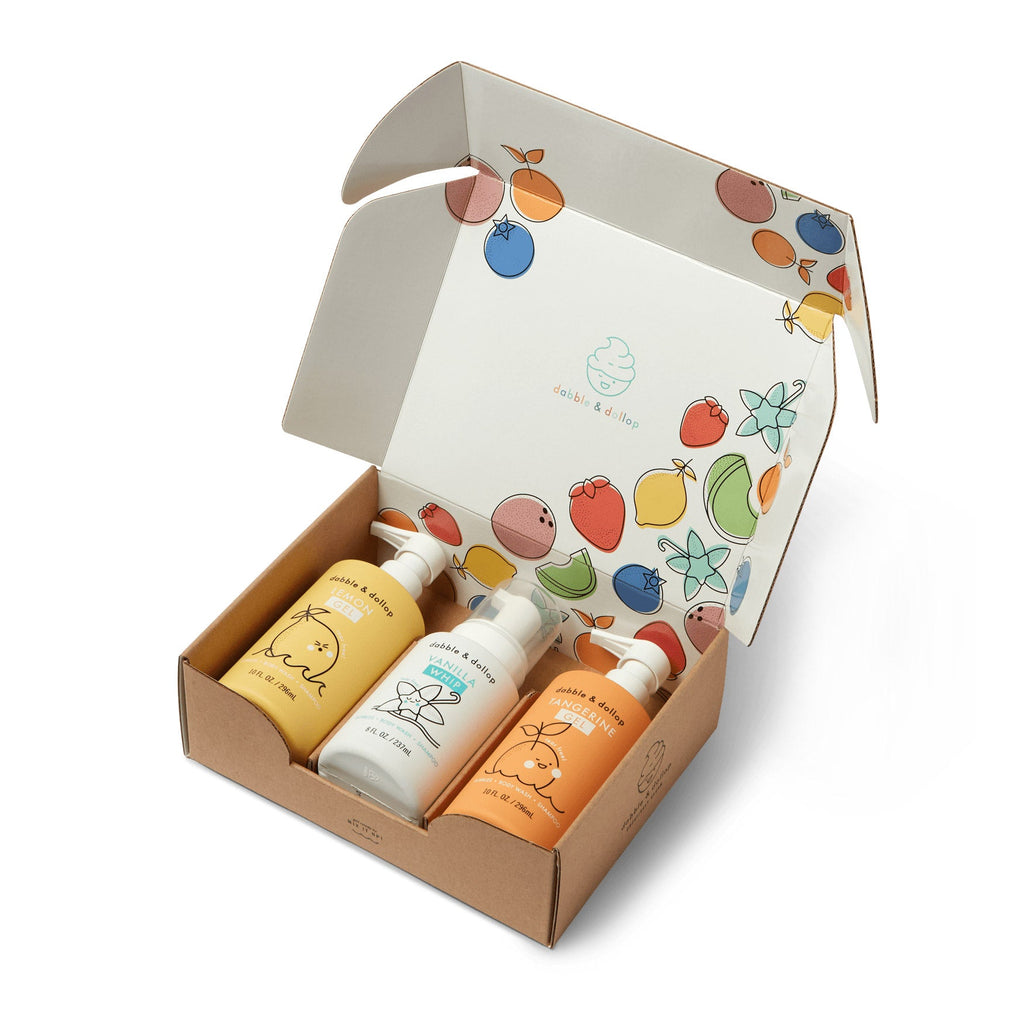Dabble & Dollop Citrus Kiss Bath Bundle | Playroom Avenue