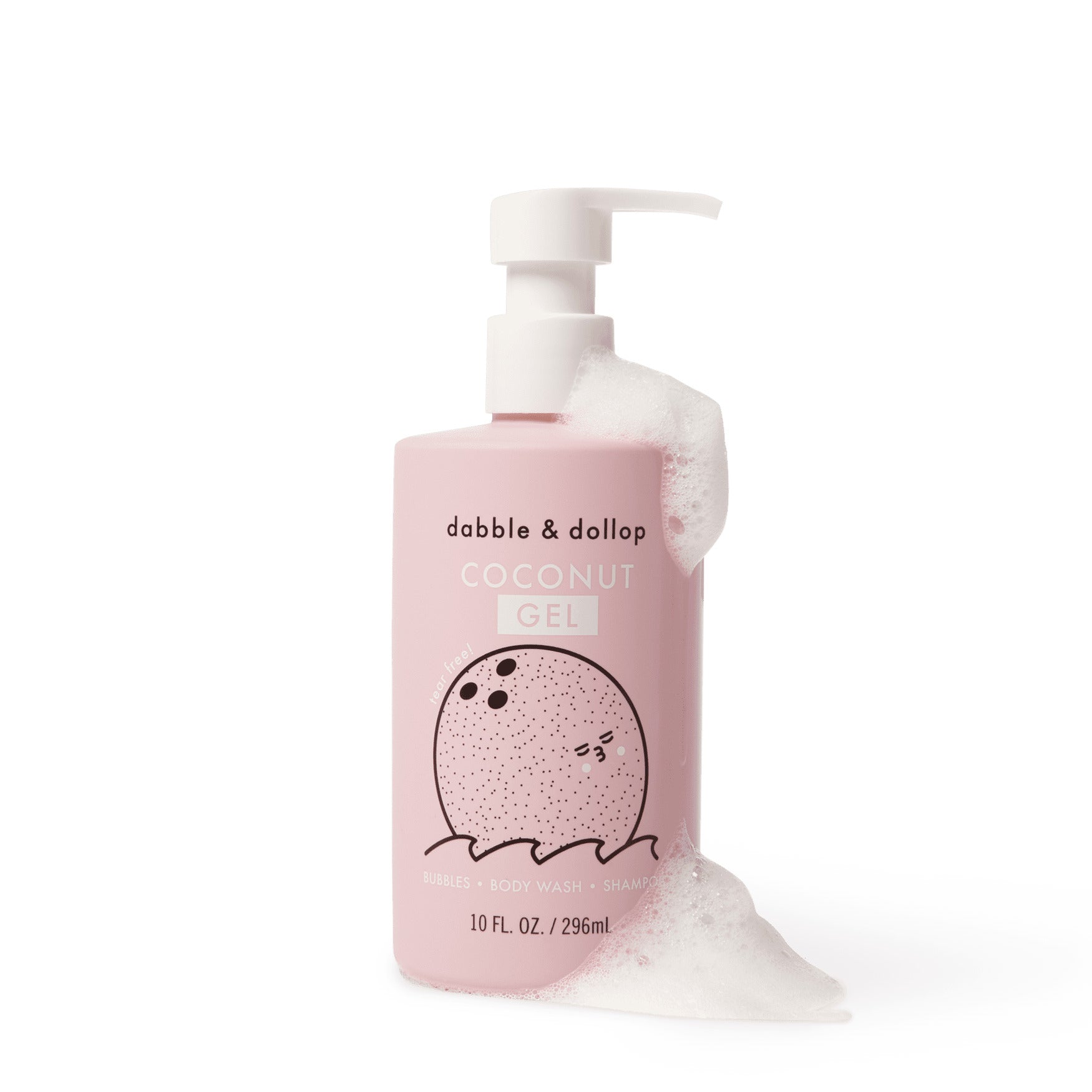Dabble & Dollop Coconut Bubble Bath, Body Wash & Shampoo | Playroom Avenue