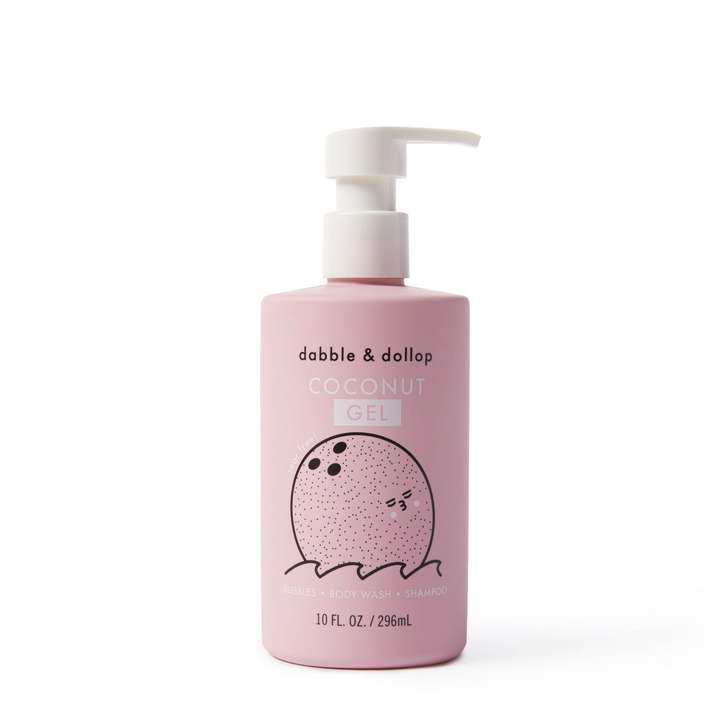 Dabble & Dollop Coconut Bubble Bath, Body Wash & Shampoo | Playroom Avenue