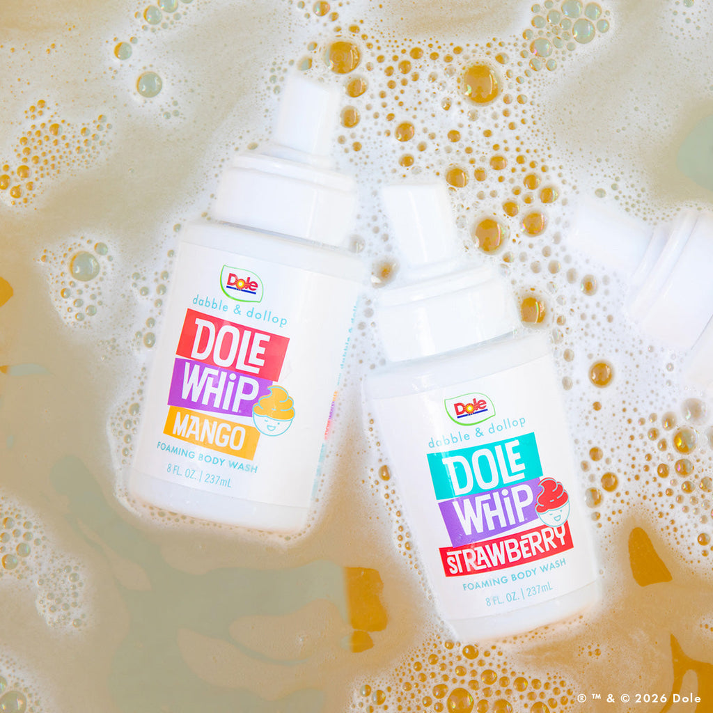 Dabble & Dollop Dole Whip® Strawberry Foaming Body Wash