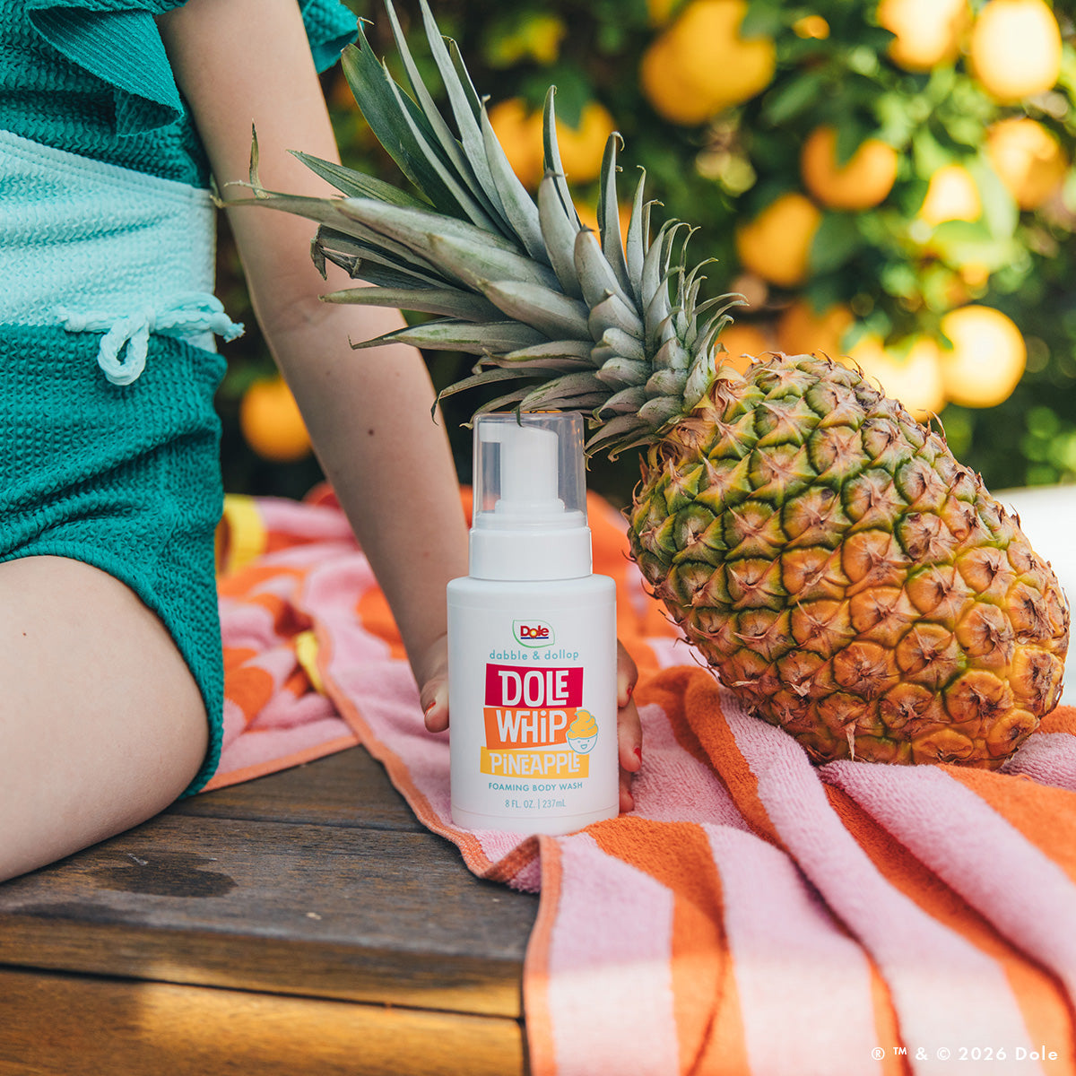 Dabble & Dollop Dole Whip® Pineapple Foaming Body Wash