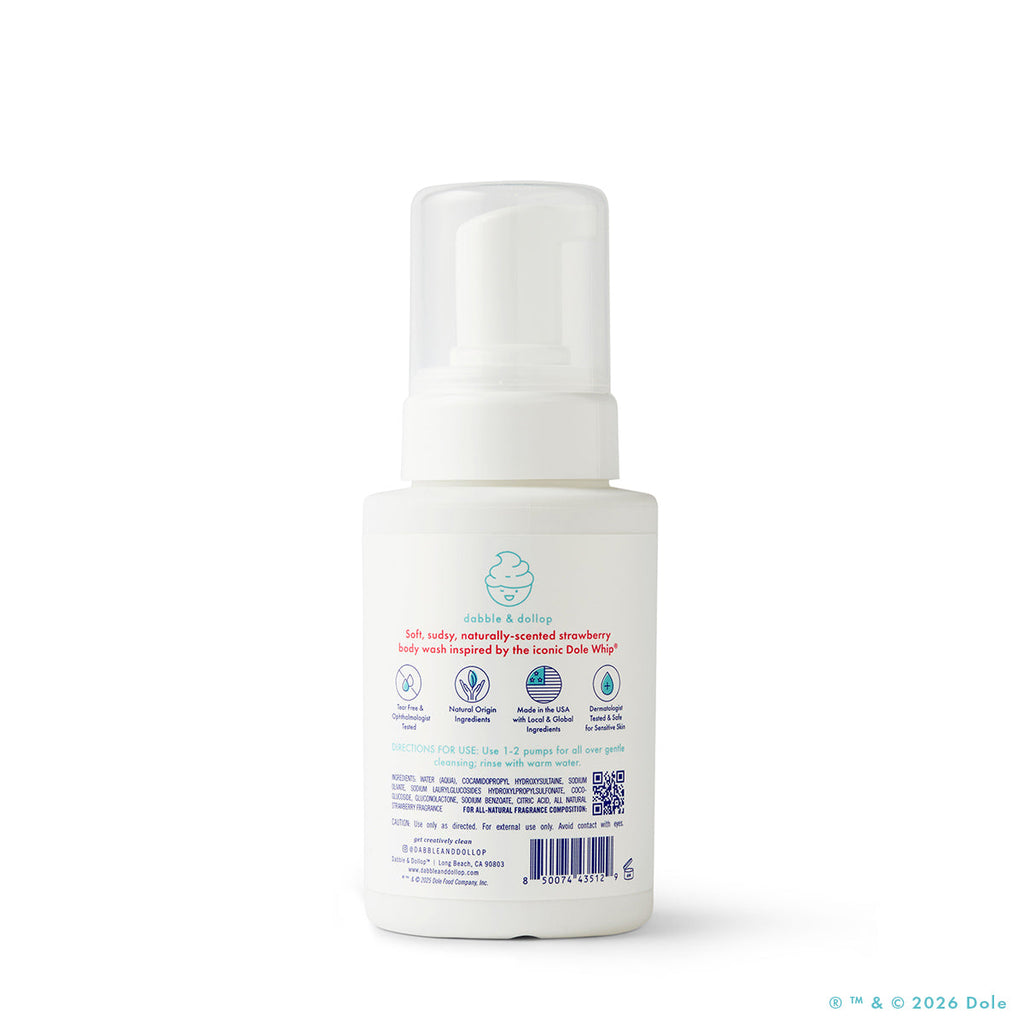 Dabble & Dollop Dole Whip® Strawberry Foaming Body Wash