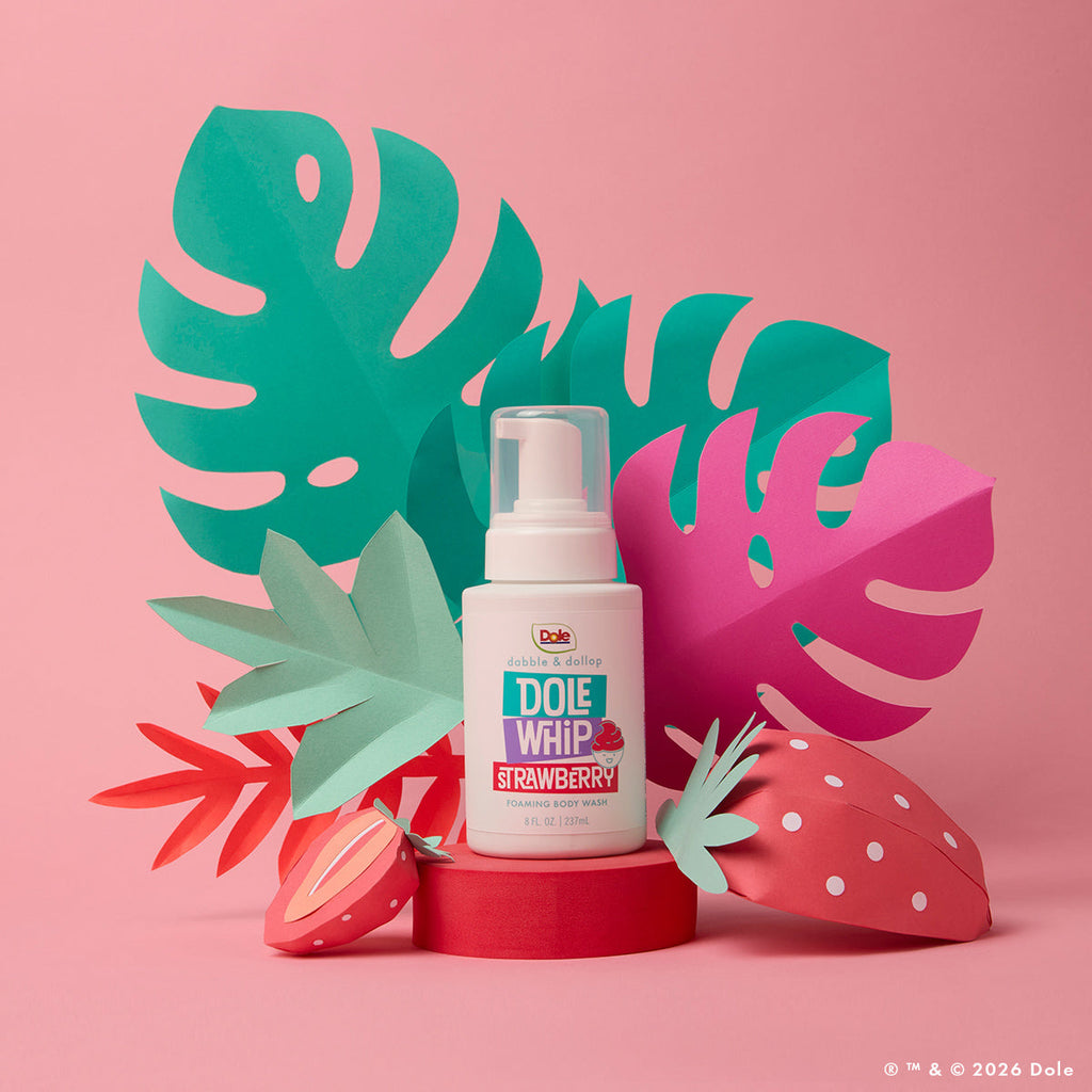 Dabble & Dollop Dole Whip® Strawberry Foaming Body Wash