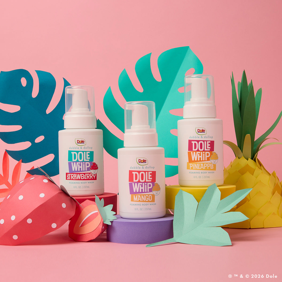Dabble & Dollop Dole Whip® Pineapple Foaming Body Wash
