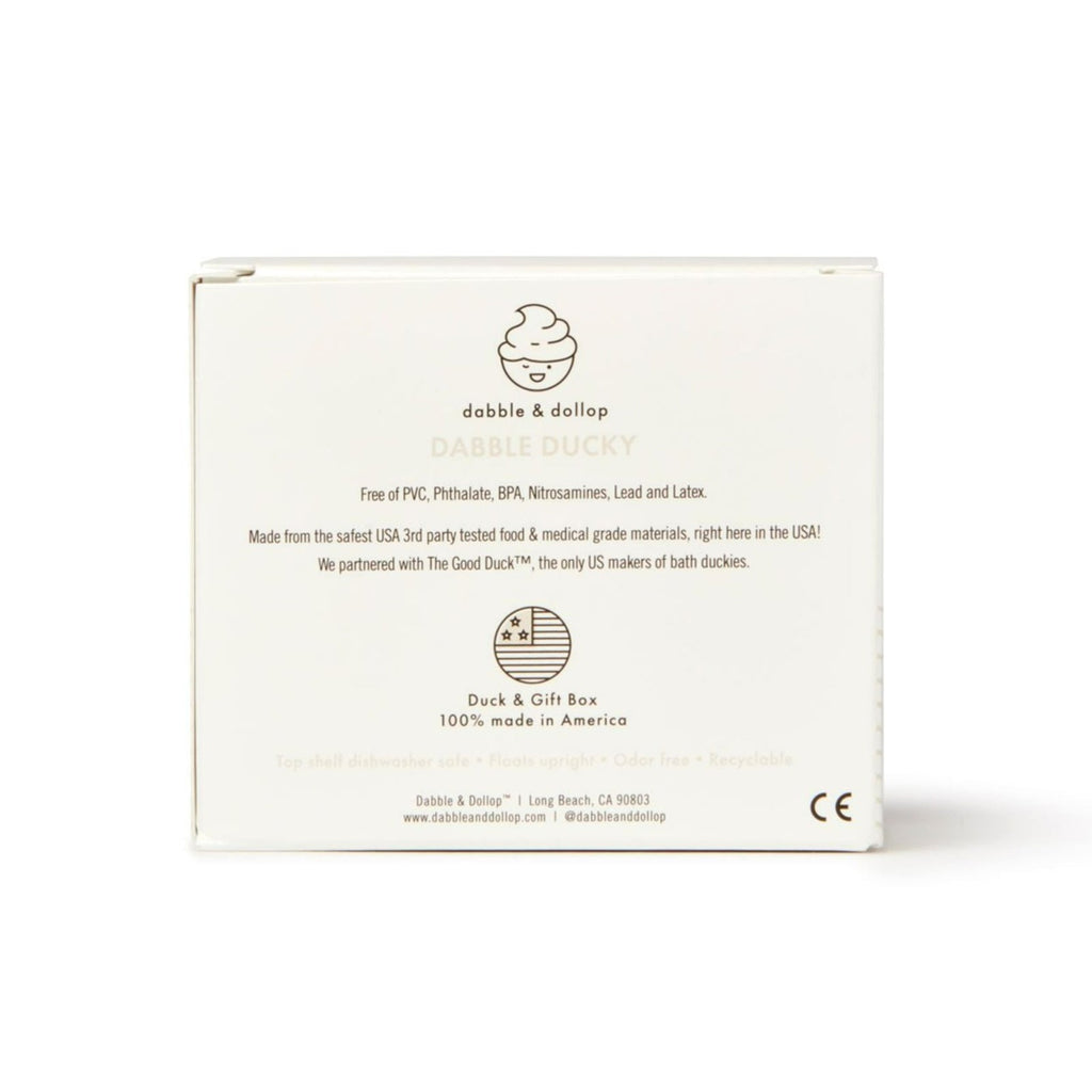 Dabble & Dollop Ducky Bath Toy & Teether | Playroom Avenue