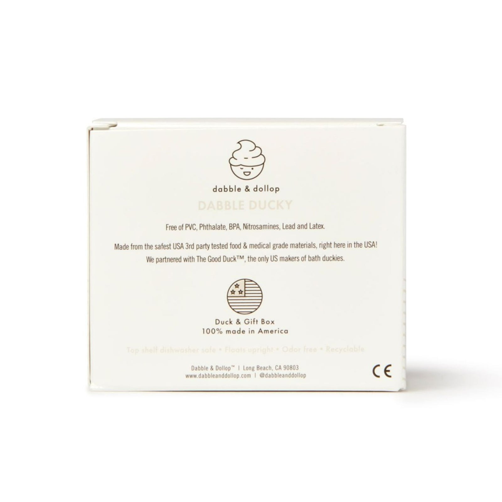 Dabble & Dollop Ducky Bath Toy & Teether | Playroom Avenue