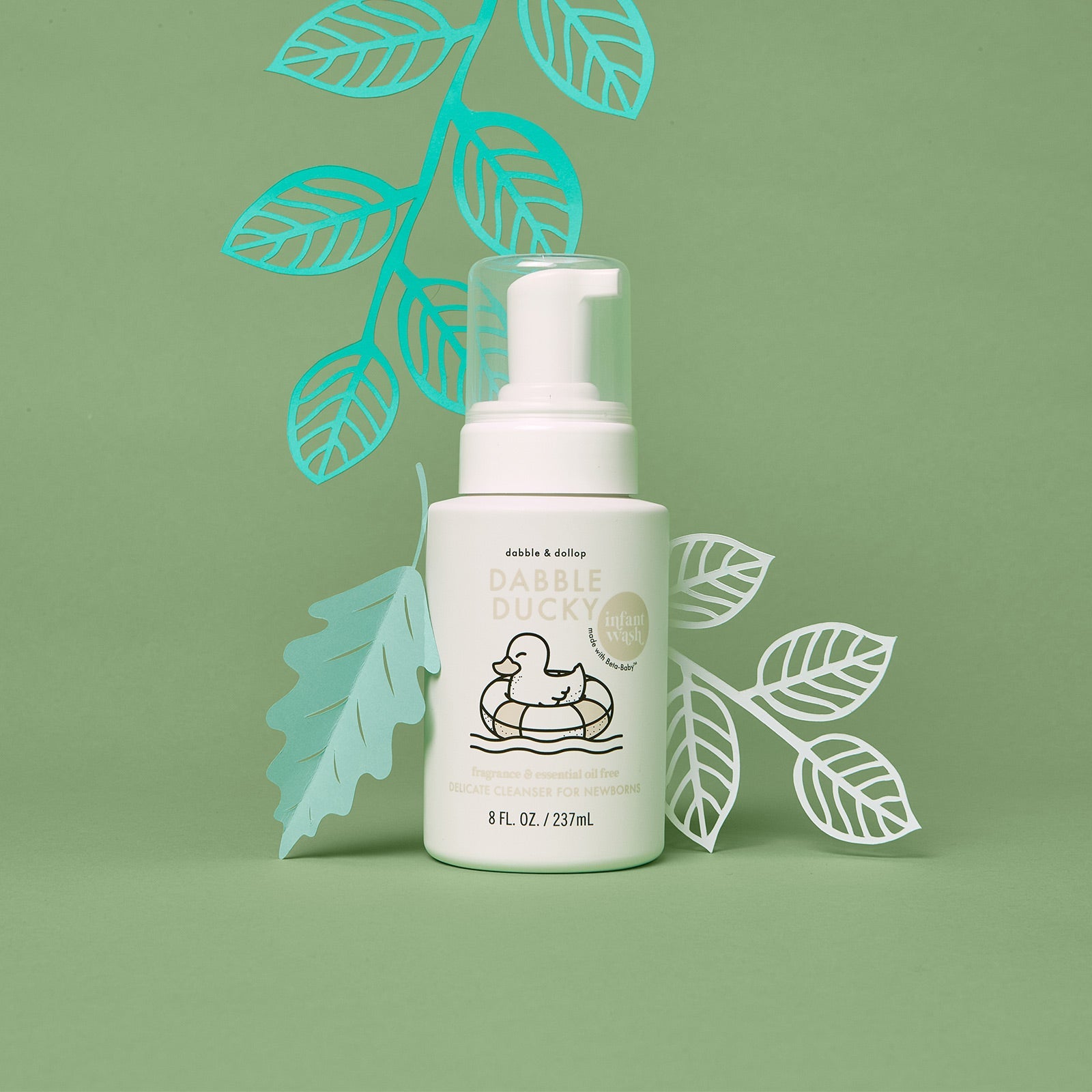Dabble & Dollop Fragrance Free Foaming Infant Wash | Playroom Avenue