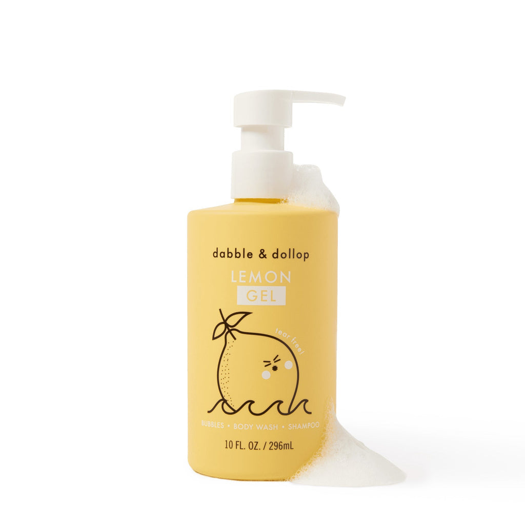 Dabble & Dollop Lemon Bubble Bath, Body Wash & Shampoo | Playroom Avenue
