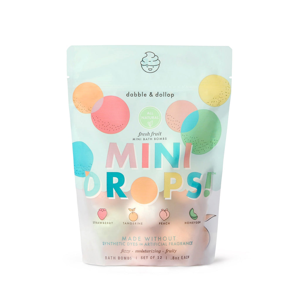 Dabble & Dollop Fresh Fruit Mini Bath Bombs | Playroom Avenue